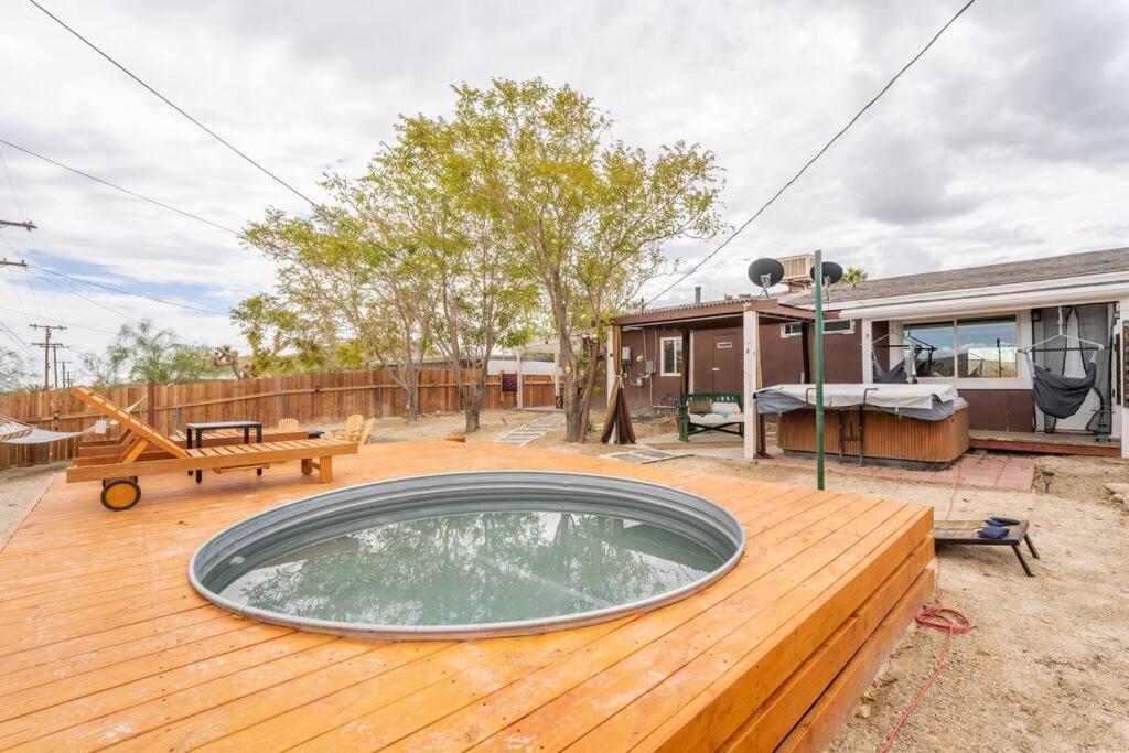 Palm Vista Retreat *Hot Tub/Cowboy Pool/Hammocks* Joshua Tree Exterior foto